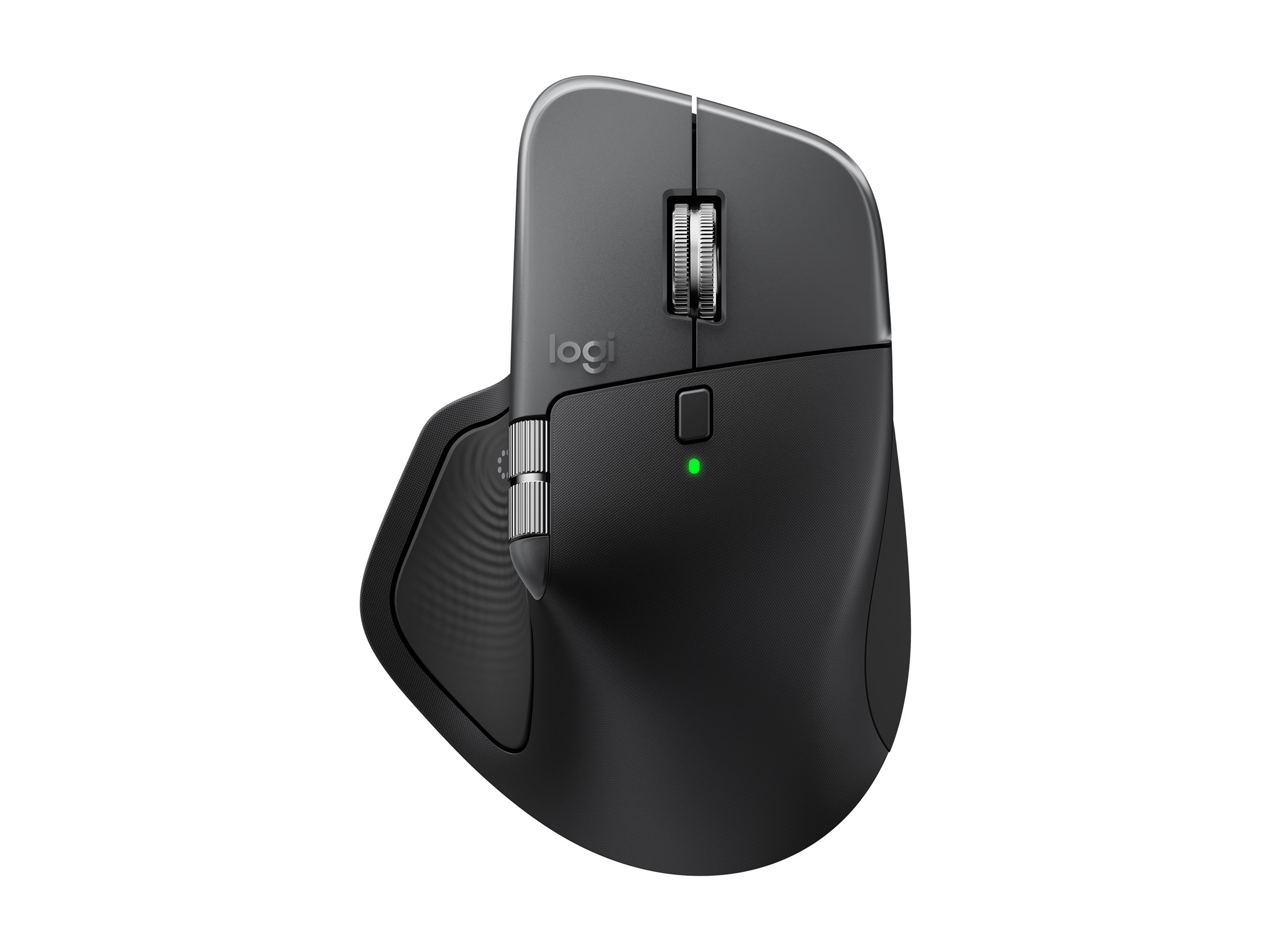 Logitech MX Master 4 for Mac - Maus - 8 Tasten - kabellos - Bluetooth, 2.4 GHz - kabelloser Empfänger (USB), Ansicht 3