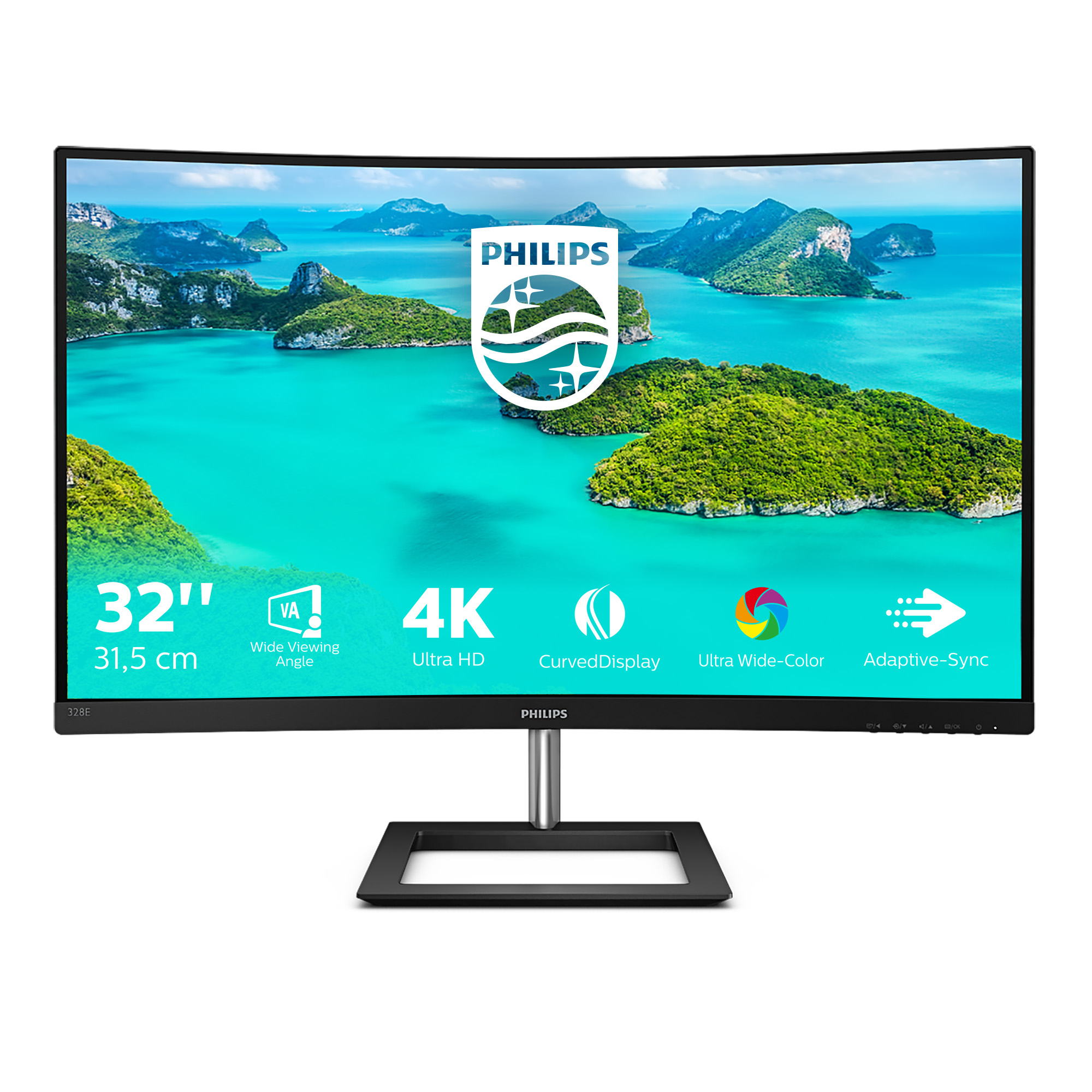 Philips E-line 328E1CA - LED-Monitor - gebogen - 81.3 cm (32), Ansicht 2