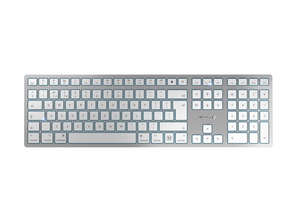 Cherry KW 9100 SLIM - Tastatur - kabellos - 2.4 GHz Bluetooth 4.0