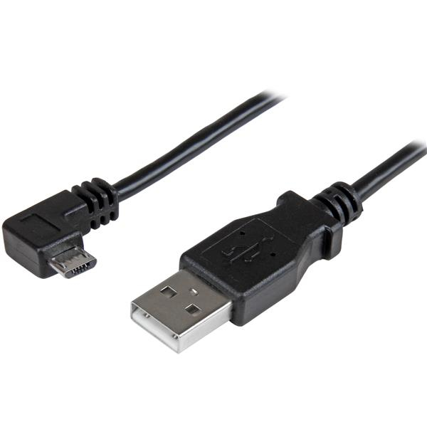StarTech.com Micro USB Lade/Sync-Kabel - St/St - Micro USB rechts gewinkelt - 2m - USB auf Micro USB Ladekabel, Ansicht 2