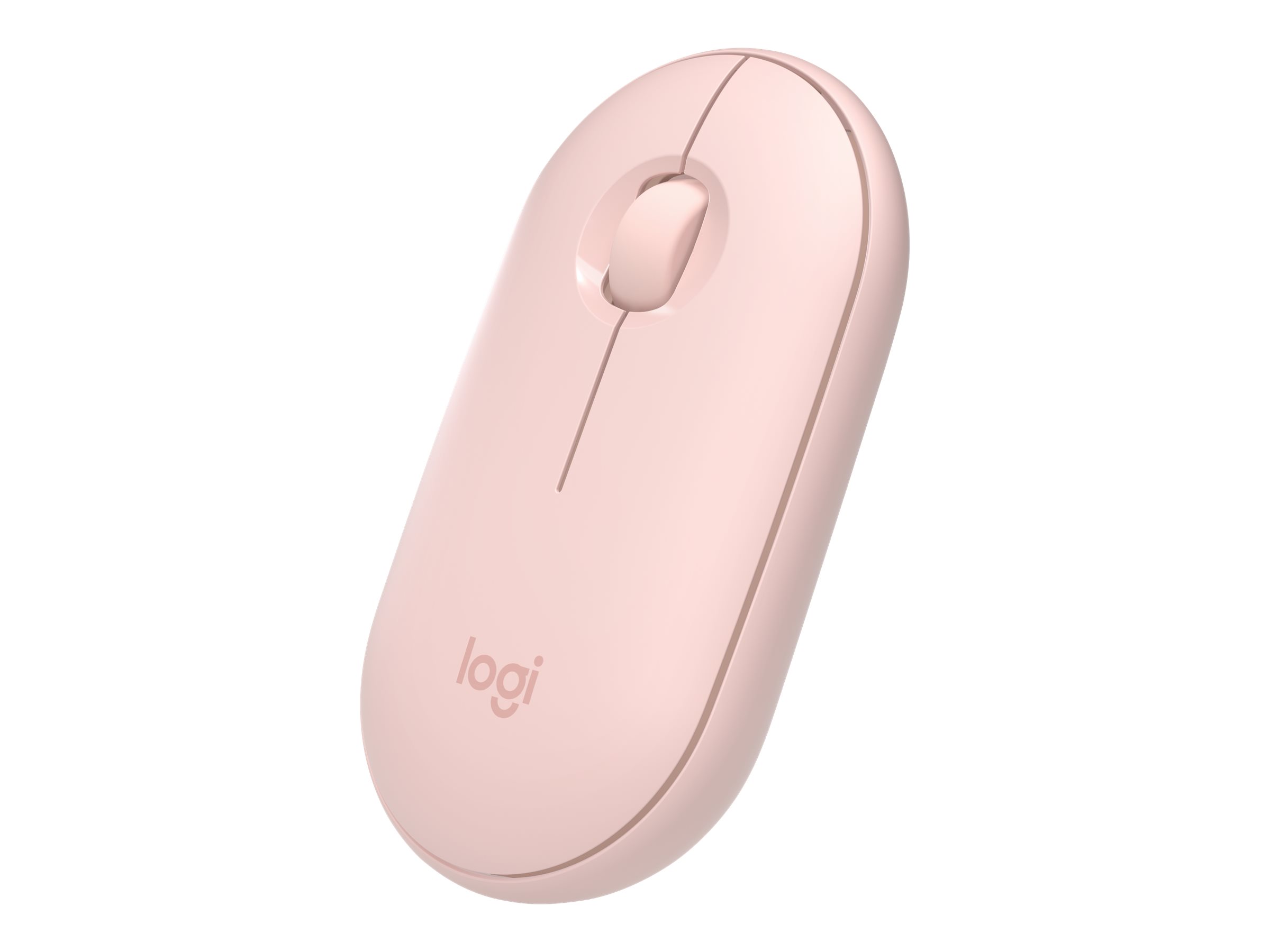 Logitech Pebble M350 - Maus - optisch - 3 Tasten - kabellos - 2.4 GHz Bluetooth - kabelloser Empfänger (USB)