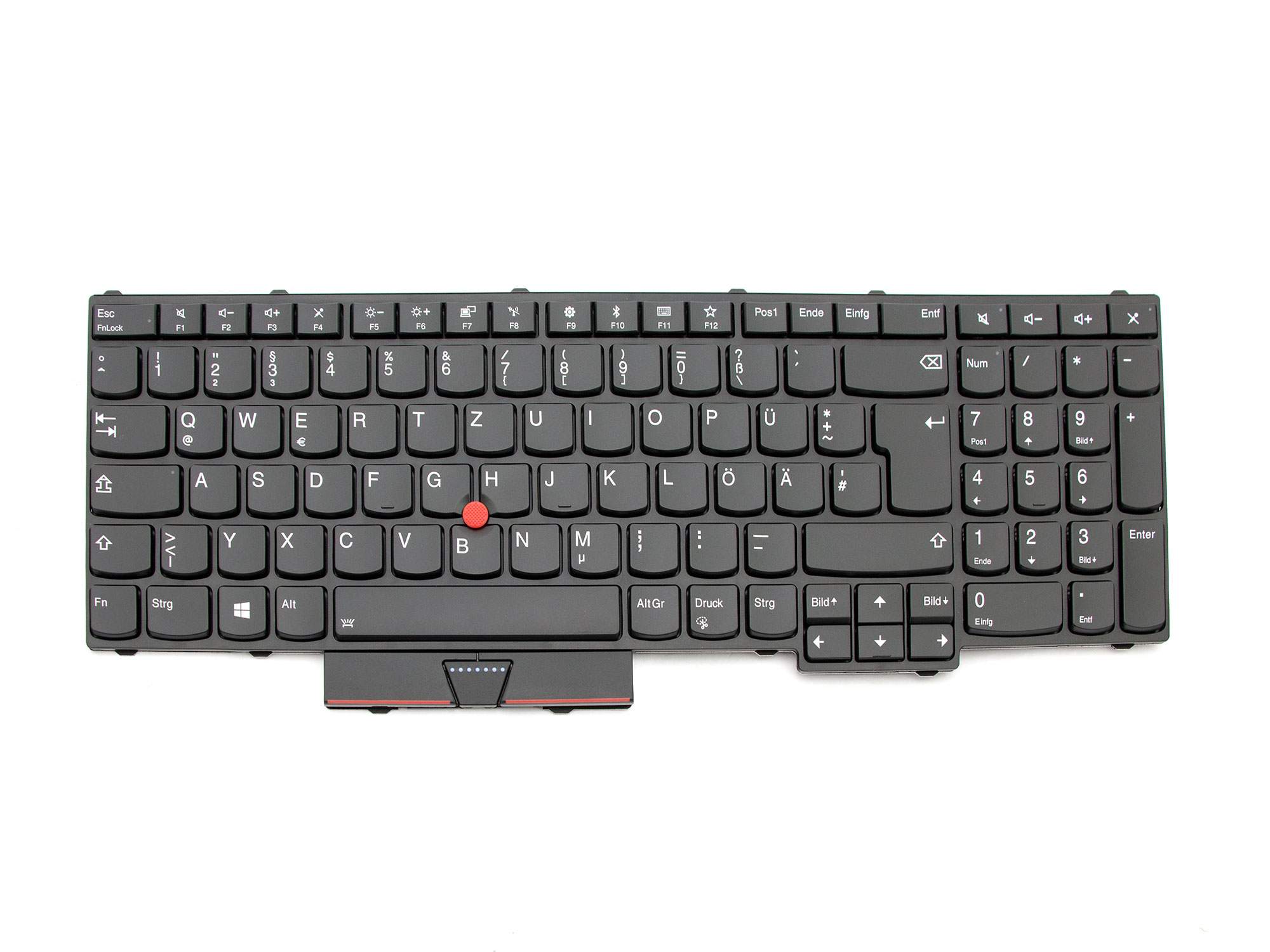 Lenovo Chicony - Ersatztastatur Notebook - mit Trackpoint - TL: Deutsch, QWERTZ, Ansicht 2