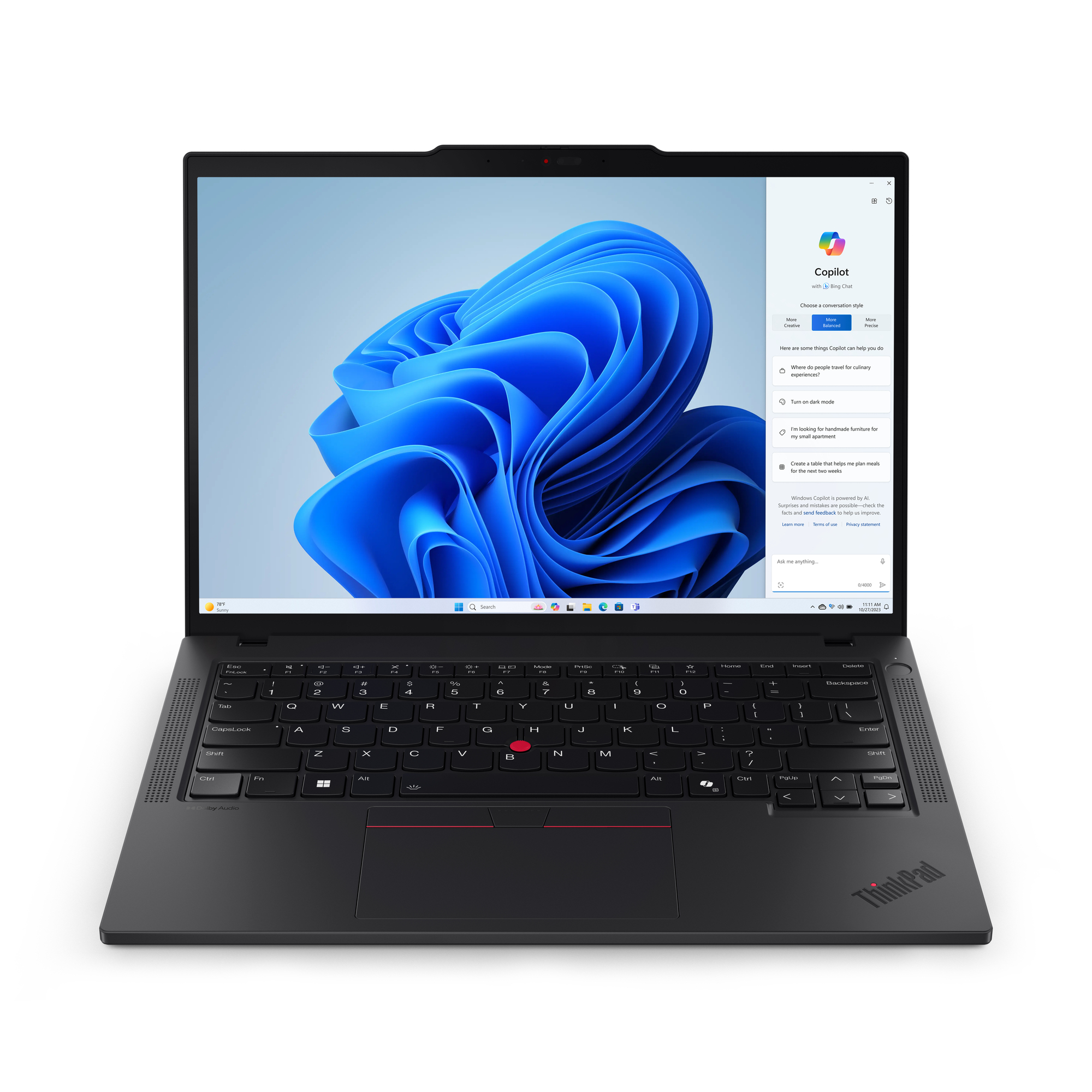 Lenovo ThinkPad T14 Gen 5 (AMD), AMD Ryzen™ 5 PRO, 3,2 GHz, 35,6 cm (14&quot;), 1920 x 1200 Pixel, 32 GB, 1 TB