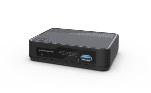 SEH printserver ONE - Druckserver - GigE, USB, Ansicht 3