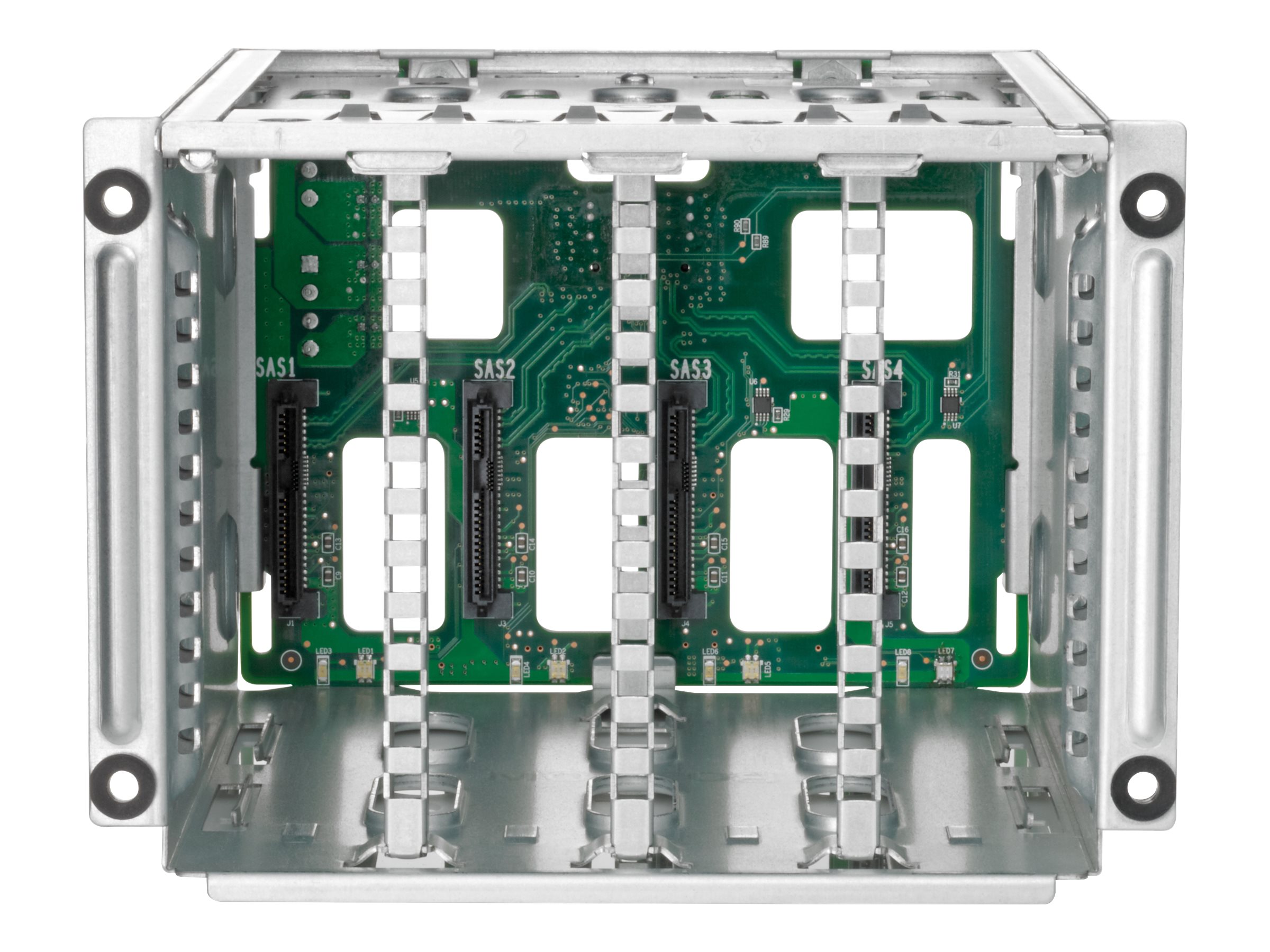 HPE 8SFF NVMeSAS Smart Carrier Box 1-3 Drive Cage Kit - Gehäuse für Speicherlaufwerke - 2.5 (6.4 cm)