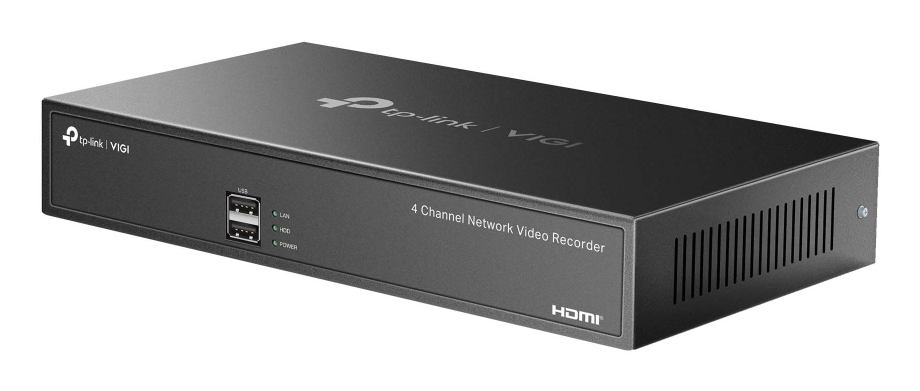 TP-LINK VIGI NVR1004H V1 - NVR - 4 Kanäle - netzwerkfähig, Ansicht 3