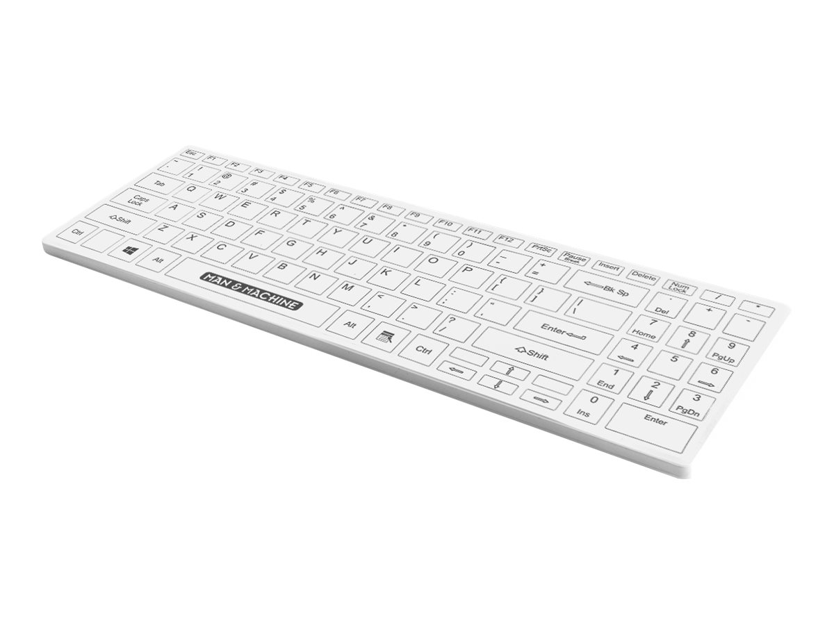 Man-Machine Man & Machine Its Cool Flat - Tastatur - kabellos - TL: Deutsch, QWERTZ, Ansicht 3