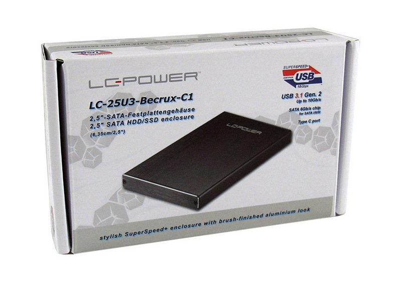LC-Power LC-25U3-Becrux-C1 - Speichergehäuse - 2.5 (6.4 cm), Ansicht 2