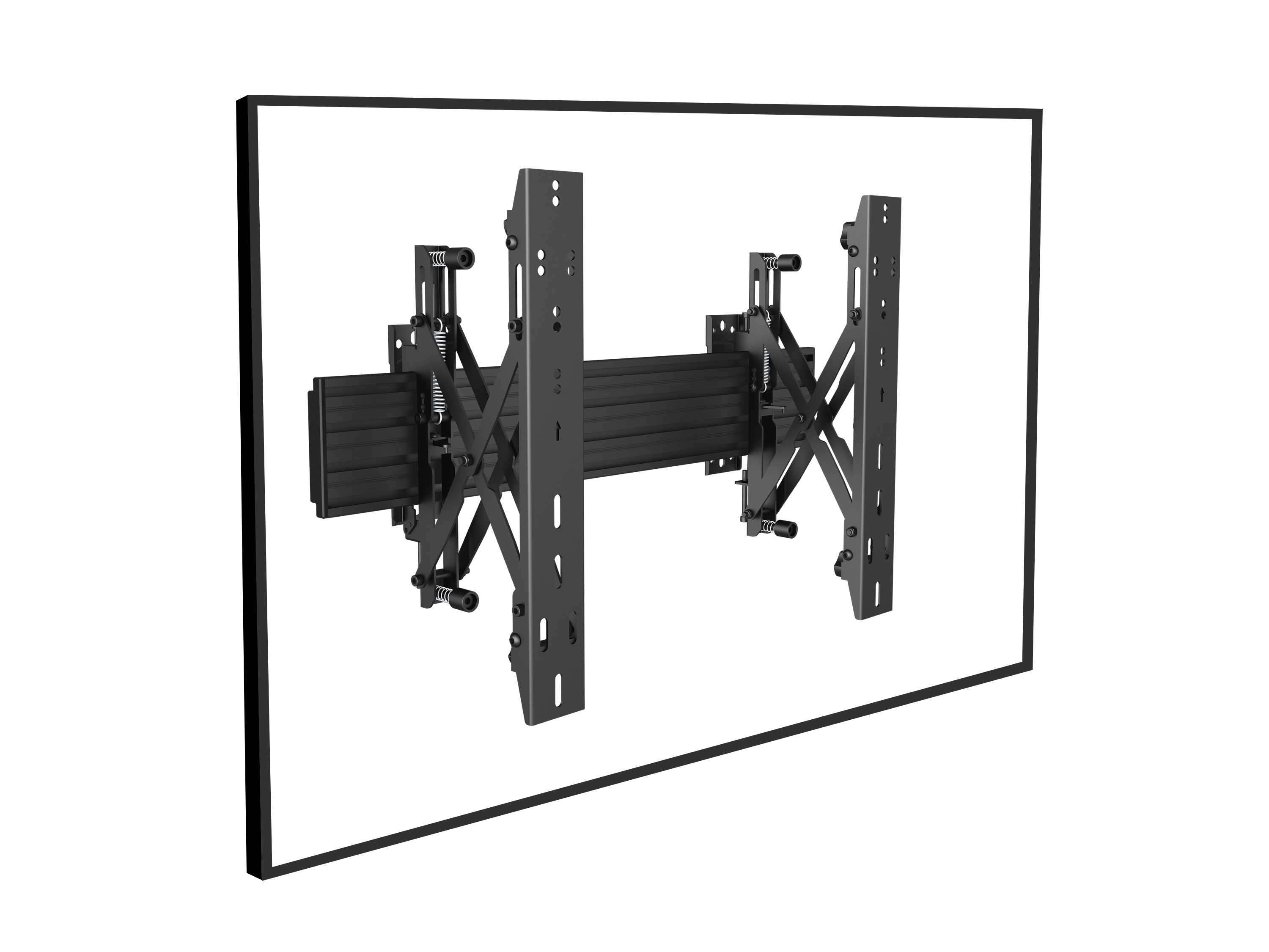 Equip Pro - Klammer - für Flachbildschirm - Stahl - Schwarz - Bildschirmgröße: 76.2-165.1 cm (30-65), Ansicht 4
