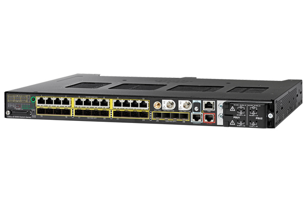 Cisco IE-5000, Managed, L2/L3, Gigabit Ethernet (10/100/1000), Power over Ethernet (PoE), Rack-Einbau, 1U