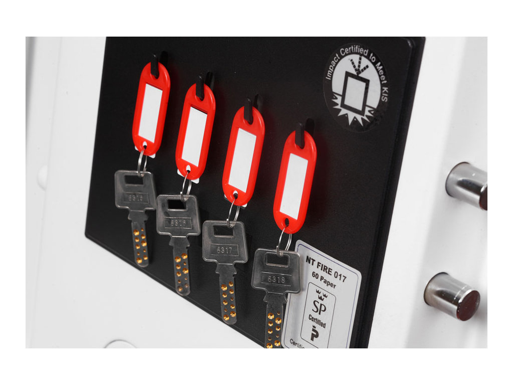 Phoenix Safe Phoenix Titan III FS1282K - Safe - 4 Haken - Stahl - signalweiß (RAL 9003), Ansicht 4