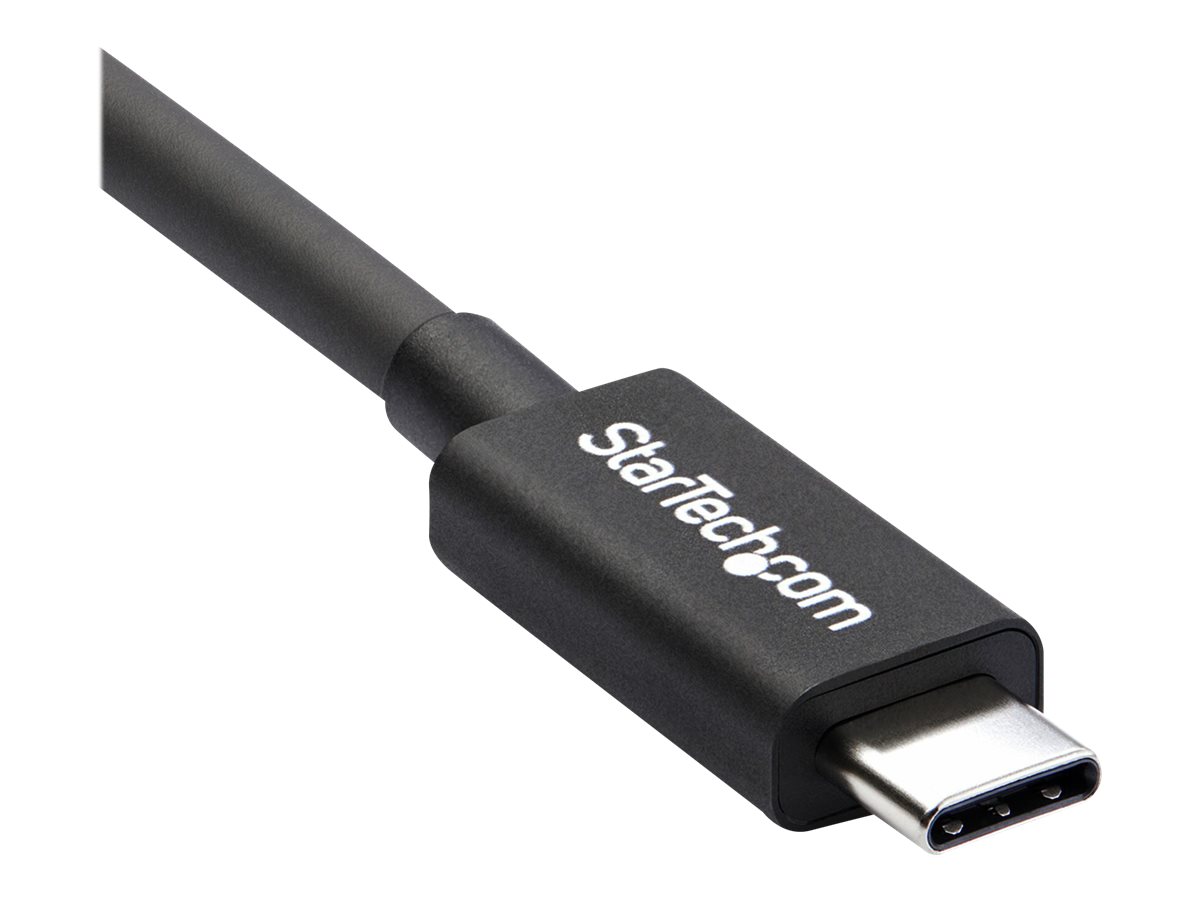 StarTech.com StarTech 50cm (1.6ft) Thunderbolt 3 Cable, 40Gbps, 100W PD, 4K/5K Video, Thunderbolt-Certified, Compatible w/ TB4/USB 3.2/DisplayPort - Thunderbolt-Kabel - USB-C (M)