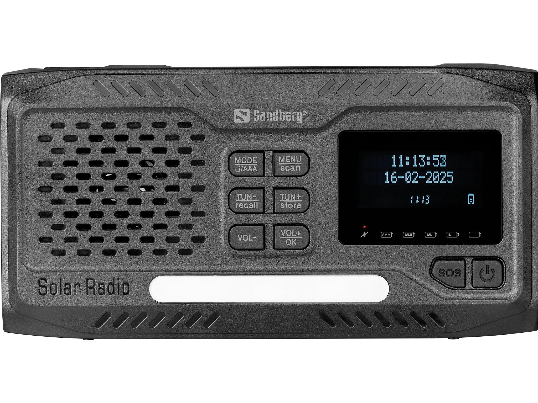 SANDBERG Survivor Radio All-in-1 4500 - Tragbares DAB-Radio, Ansicht 3