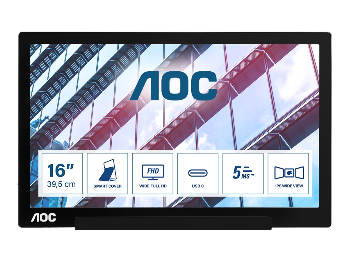 AOC I1601P - LED-Monitor - 39.5 cm (16") (15.6" sichtbar)