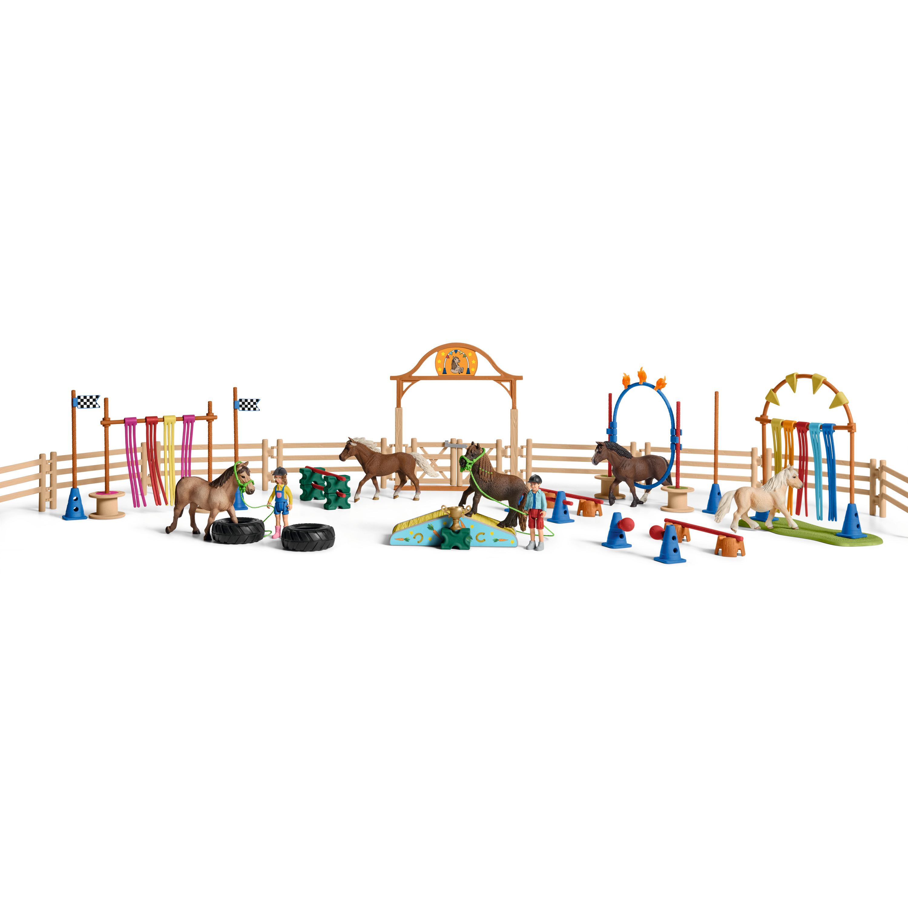 Schleich Farm Life Pony Agility Training - Junge/Mädchen - 3 Jahr(e) - Mehrfarbig - 8 Jahr(e) - Tiere - Bauernhof, Ansicht 3