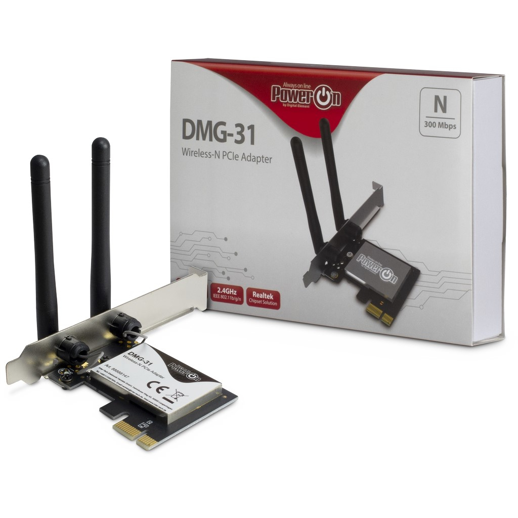 Inter-Tech DMG-31 - Netzwerkadapter - PCIe, Ansicht 2