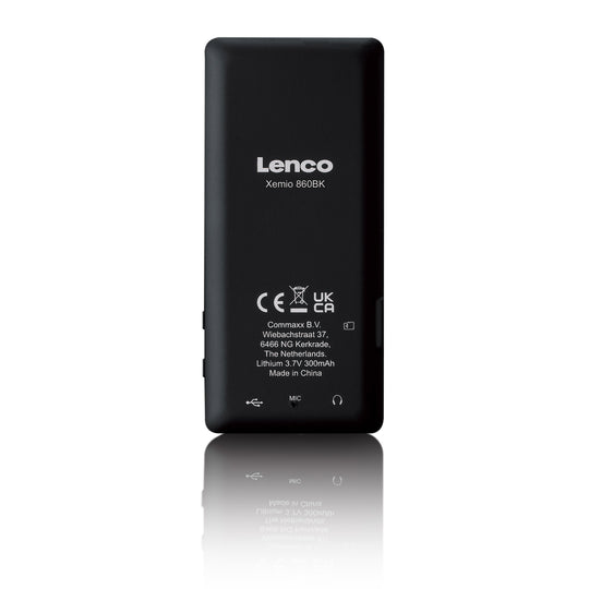 Lenco Xemio-860BK schwarz - Multimedia-Player - 8 GB 2,4", Ansicht 3