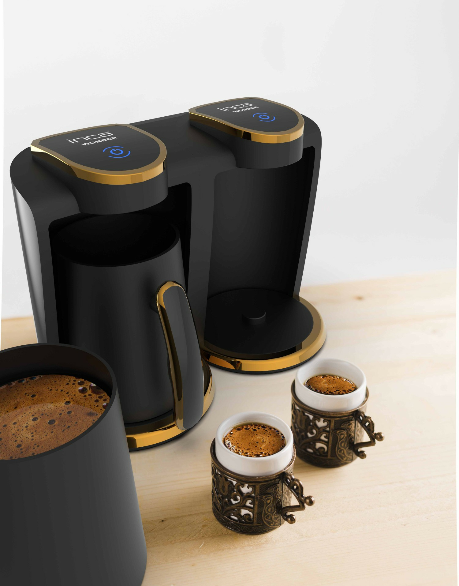 INCA Kaffeemaschine Wonder Serie Touch-Control-Schalter Duo, Ansicht 3