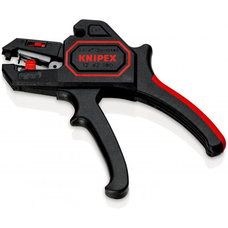 KNIPEX Abisolierzange 12 62 180 - Selbsteinstellende Abisolierzange 180 mm, Ansicht 2