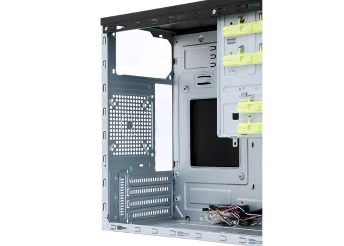 Chieftec Elox Series HT-01B - Tower - micro ATX 350 Watt (ATX12V 2.3/ PS/2), Ansicht 4