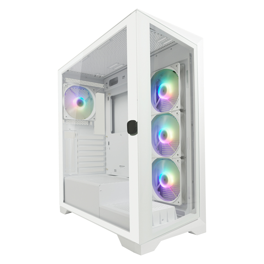 LC-Power Geh Midi Crosswind_X White o.N. - Midi/Minitower - ATX, Ansicht 3