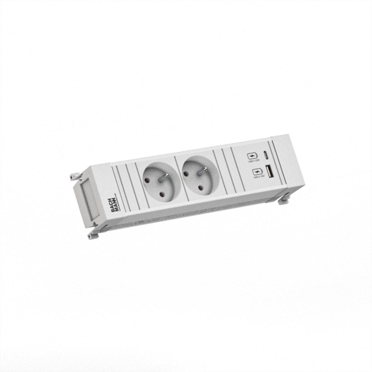 Bachmann POWER FRAME 2xUTE 1xUSB 916.712A/C 22W 0 2m GST18, Ansicht 2