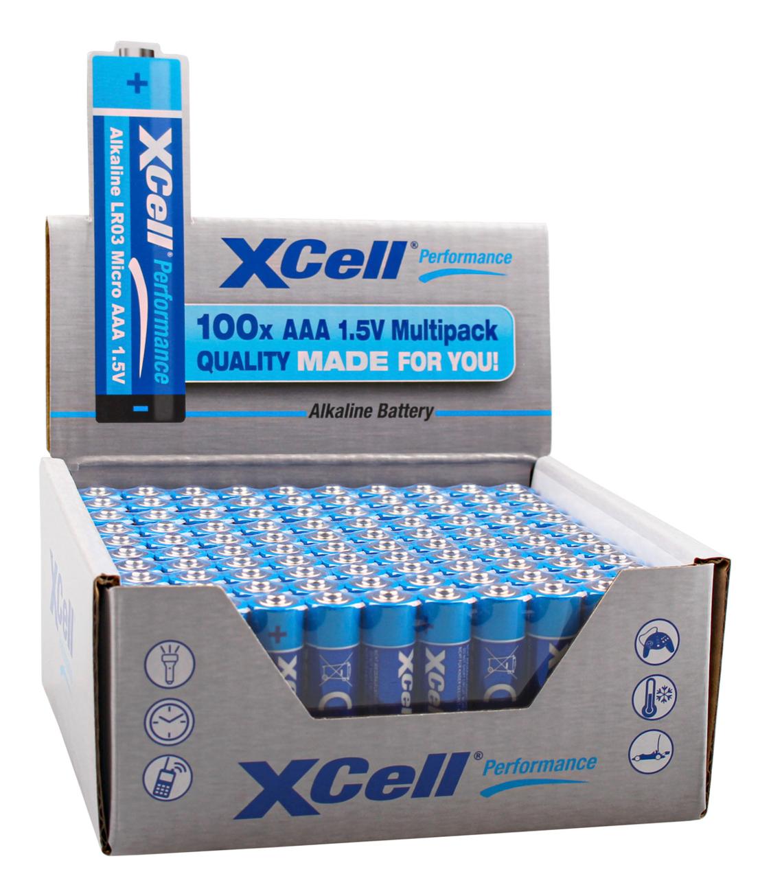 XCell Batterie Performance LR03 Micro AAA 100er Box - Batterie, Ansicht 2