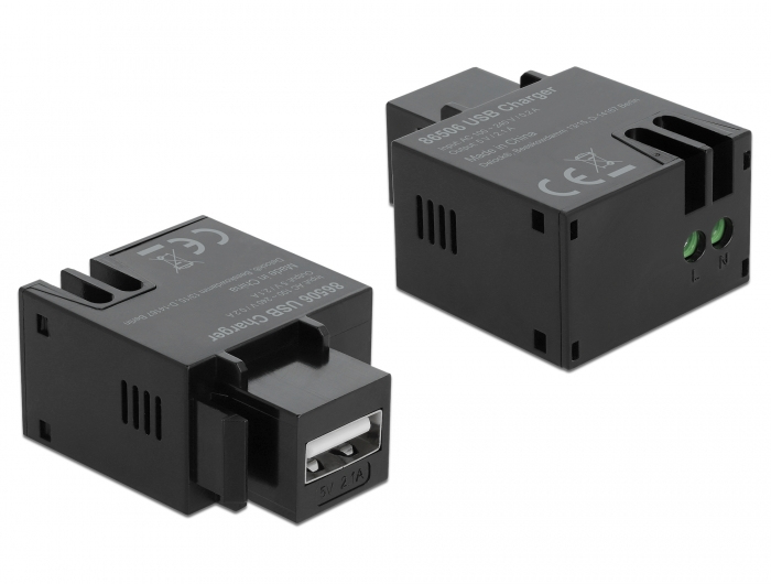 Delock Keystone module - Modulare Eingabe - USB-Ladefunktion, Ansicht 4