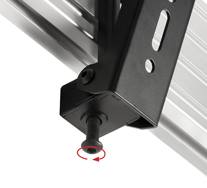 B-TECH BT8390-VESA200T - Flachbildschirm-Montagearm - Schwarz - 70 kg - Schiene - 200 x 200,600 x 200 mm - 47, Ansicht 4