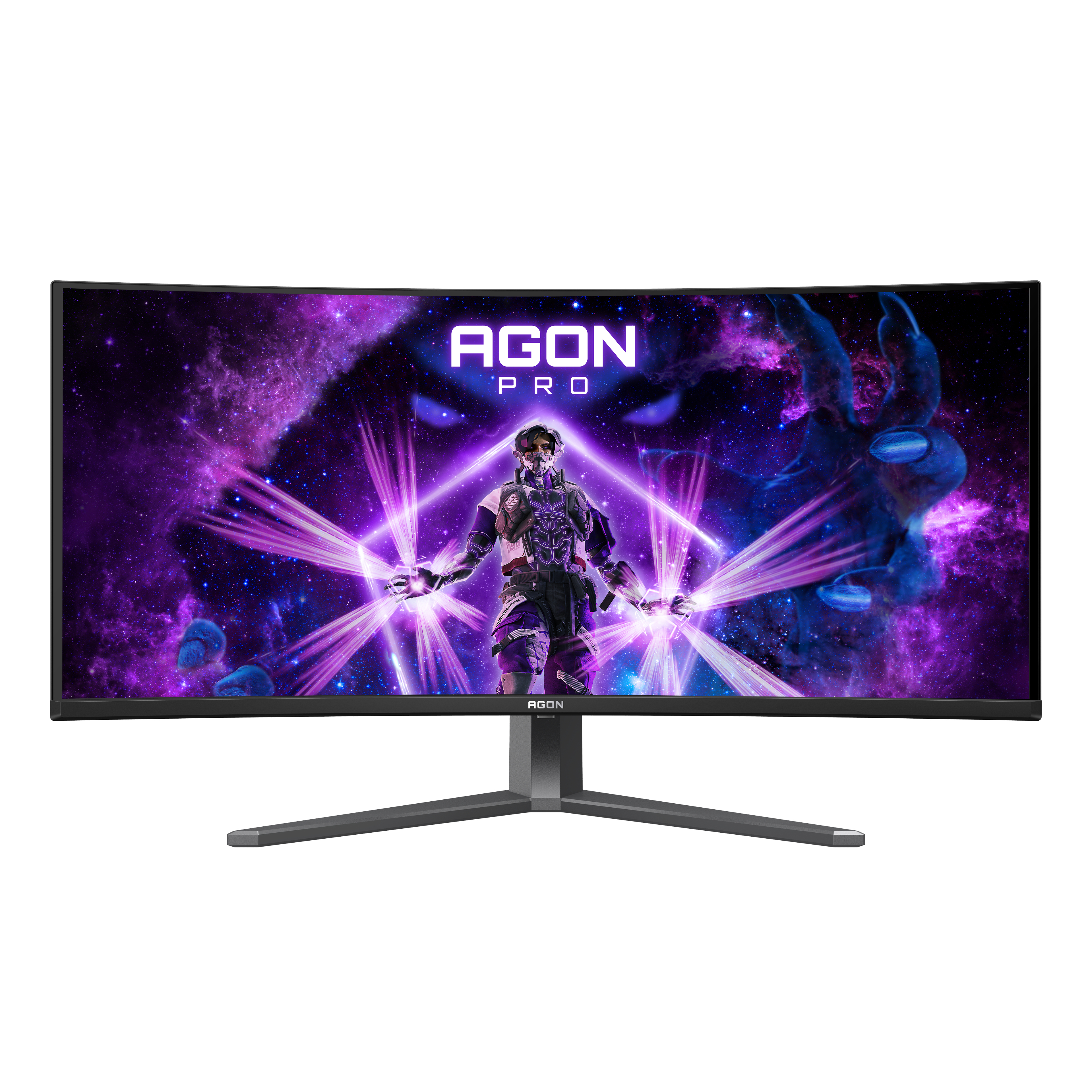 AOC Agon PRO AG346UCD- 34 Zoll WQHD OLED Curved Gaming Monitor 175 Hz 0.03 ms - 34 - DisplayPort, Ansicht 2