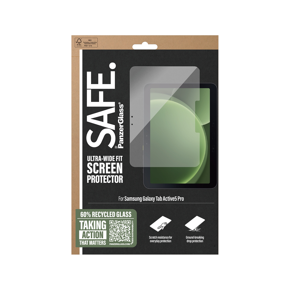 PanzerGlass SAFE Screen Protector Samsung Galaxy Tab Active5 Pro UWF, Ansicht 4