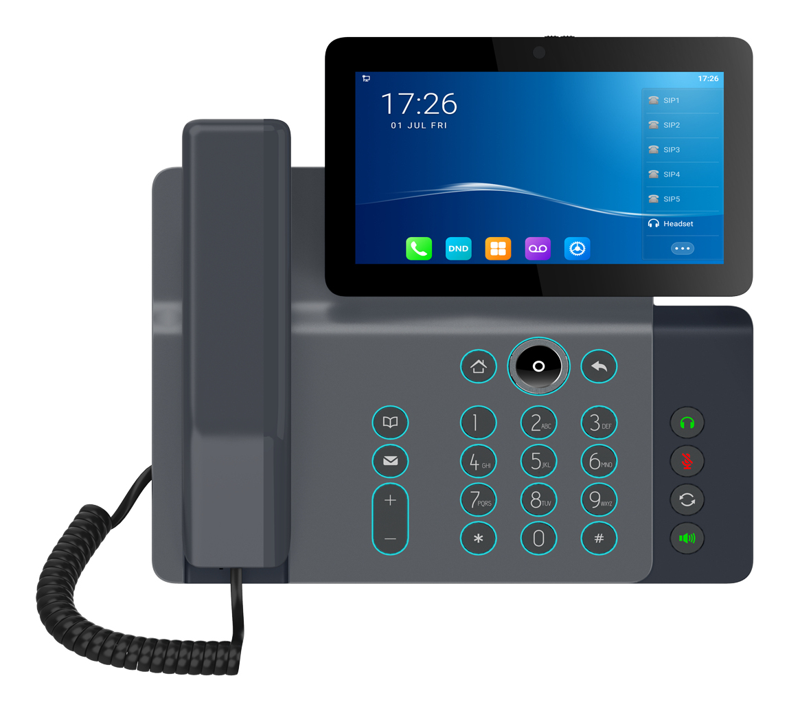 Fanvil V67 - IP-Videotelefon - mit Digitalkamera, Bluetooth-Schnittstelle mit Rufnummernanzeige/Anklopffunktion, Ansicht 3