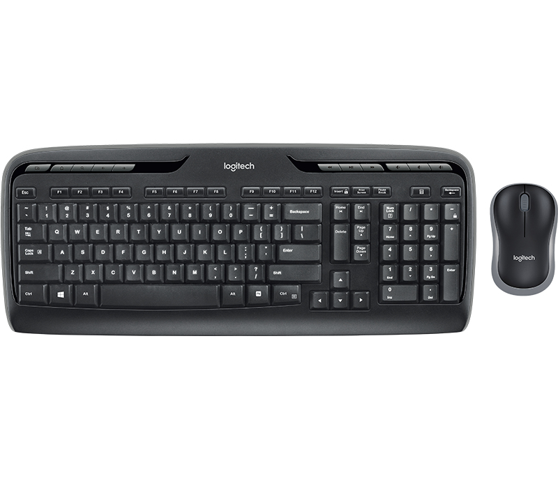 Logitech Wireless Combo MK330 - Tastatur-und-Maus-Set - TL: Nordisch, QWERTY, Ansicht 2