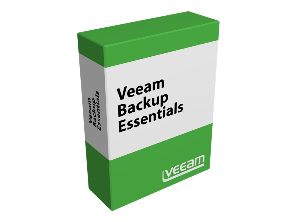 Veeam Standard Support - Technischer Support (Verlängerung) - für Veeam Backup Essentials Enterprise Bundle for VMware - 2 Anschlüsse - Telefonberatung - 1 Jahr