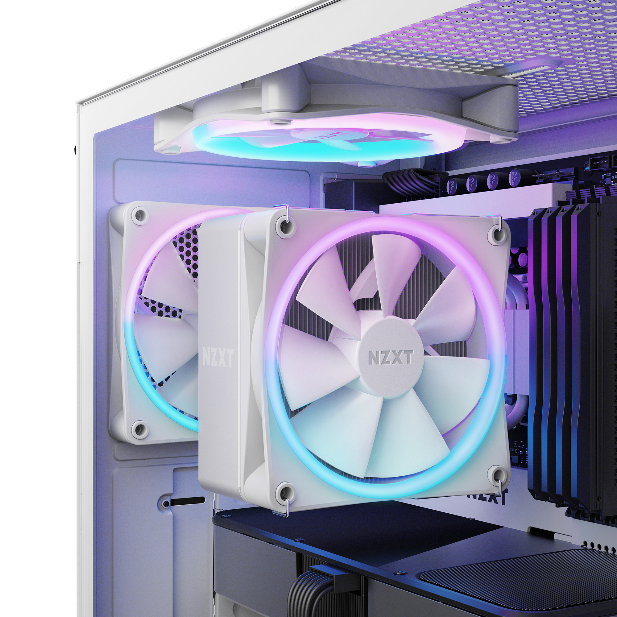 NZXT T120 RGB - Prozessor-Luftkühler - (für: LGA115x Socket, LGA1200, LGA1700, AM4, AM5), Ansicht 4