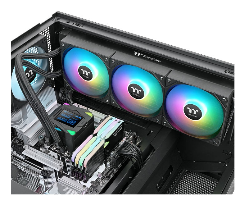 Thermaltake LA360-S ARGB Sync All in One Wasserkühlung - CPU-Kühler - 38,35 dB, Ansicht 3