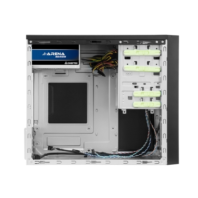 Chieftec Mesh Series CT-01B - Tower - micro ATX 350 Watt (ATX12V 2.3/ PS/2), Ansicht 2