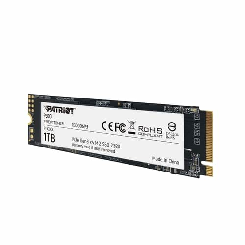 PATRIOT P300 - SSD - 1 TB - intern - M.2 2280 - PCIe 3.0 x4 (NVMe), Ansicht 3