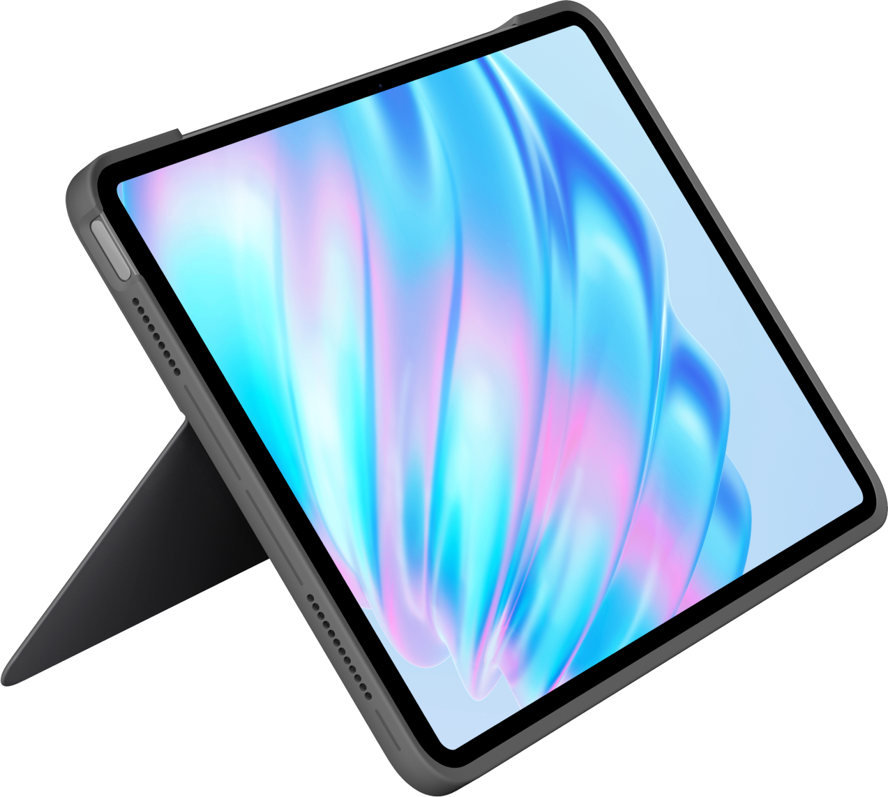 Logitech Combo Touch - Tastatur und Foliohülle - QWERTY - US International - Oxford Gray  Apple 11-inch iPad Air (M2), Ansicht 2