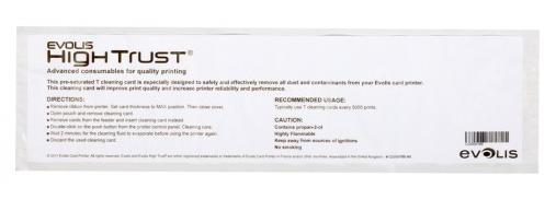 Evolis High Trust T' Card Cleaning Kit - Druckerreinigungskarte (Packung mit 10), Ansicht 2