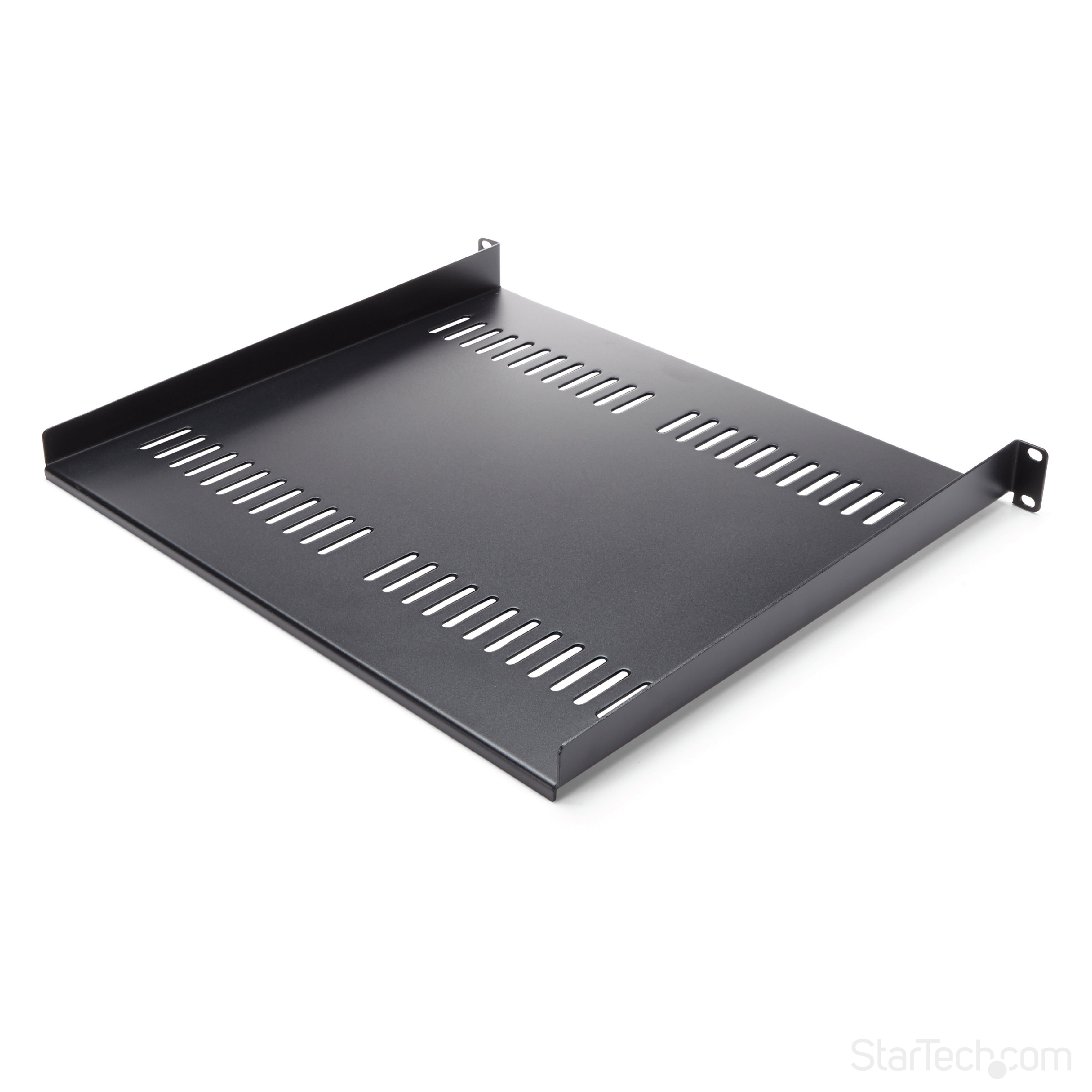 StarTech.com Belüfteter Server Rack Fachboden 1 HE - 40,6 cm Tief - Stahl - Rack - Regal - Schwarz - 1U - 40.6 cm (16), Ansicht 2