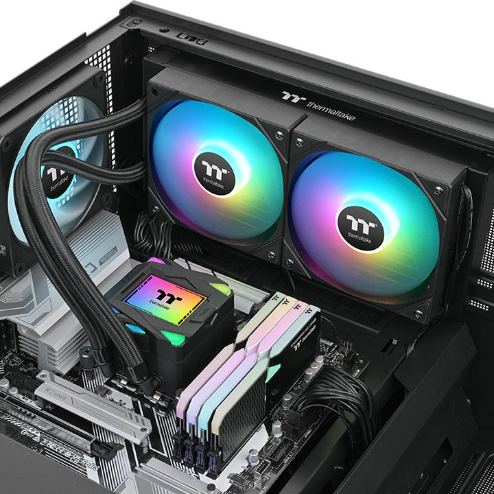 Thermaltake LA240 ARGB Sync - CPU-Kühler - 38,35 dB, Ansicht 2