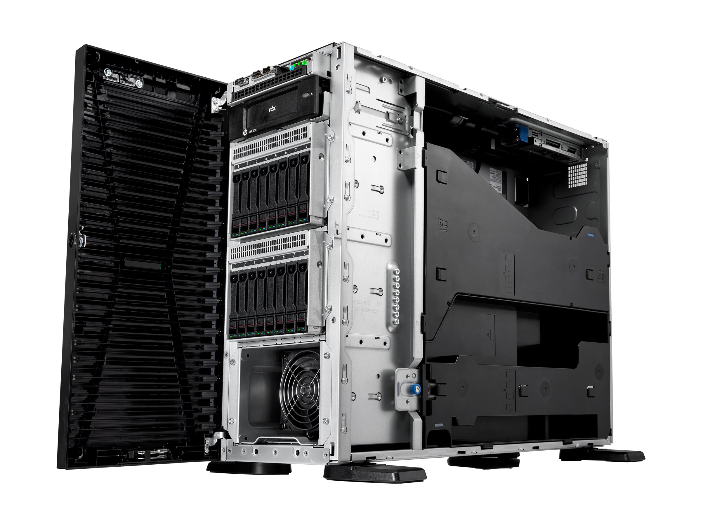 HPE ProLiant ML110 Gen11 - Server - Tower - 4.5U - 1-Weg - 1 x Xeon Bronze 3508U / 2.1 GHz - RAM 32 GB - SATA/NVMe - Hot-Swap 6.4 cm (2.5")