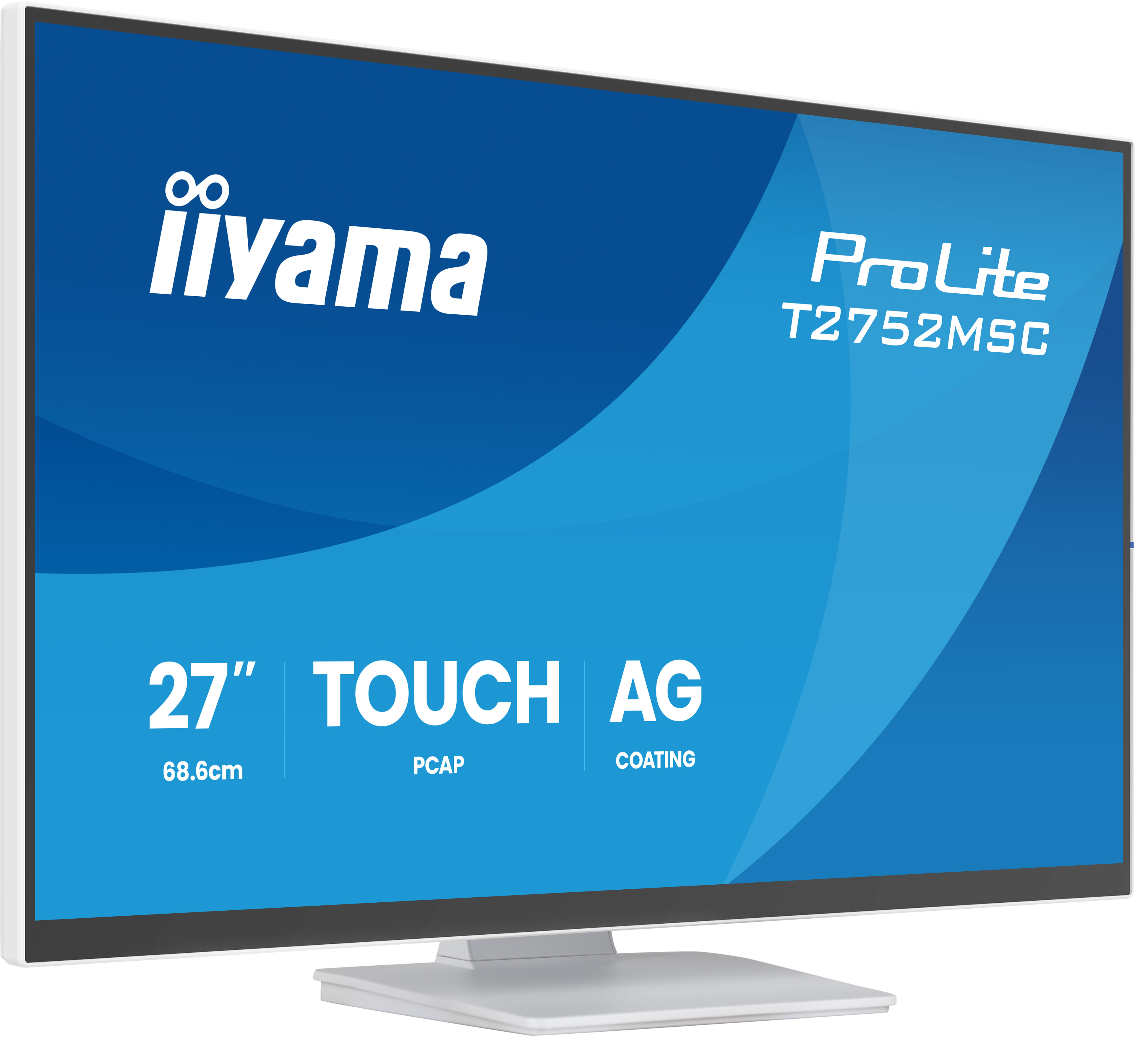 Iiyama T2752MSC-W1AG 27 - Flachbildschirm (TFT/LCD) - 68,6 cm, Ansicht 2