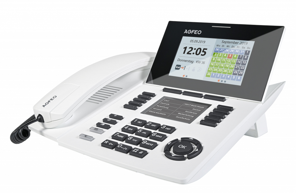 AGFEO ST 56 SENSORfon - Digitaltelefon - weiß, Ansicht 2