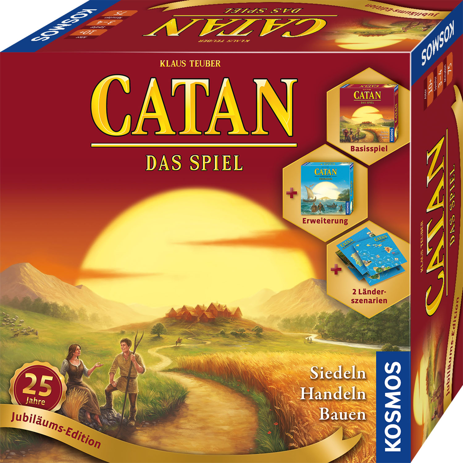 Kosmos CATAN - Jubiläums-Edition 2020 - Reise/Abenteuer - Erwachsene & Kinder - 10 Jahr(e) Kosmos CATAN - Jubiläums-Edition 2020 - Reise/Abenteuer - Erwachsene & Kinder - 10 Jahr(e)