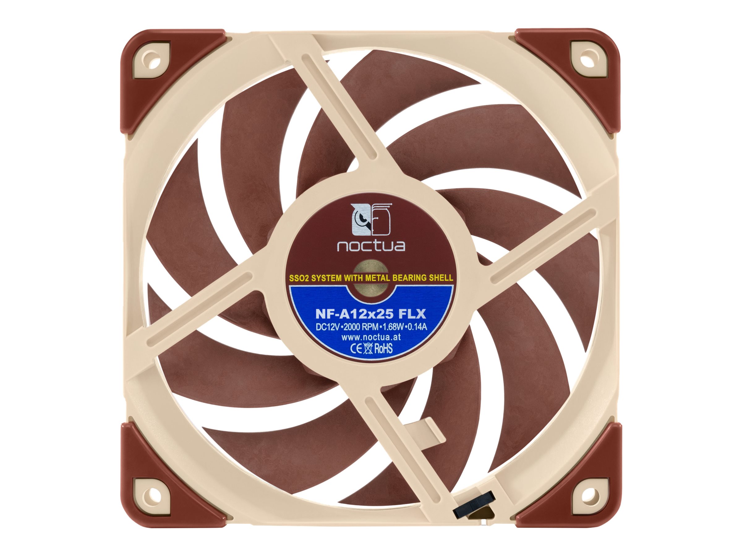 Noctua NF-A12x25 FLX - Gehäuselüfter - 120 mm, Ansicht 4