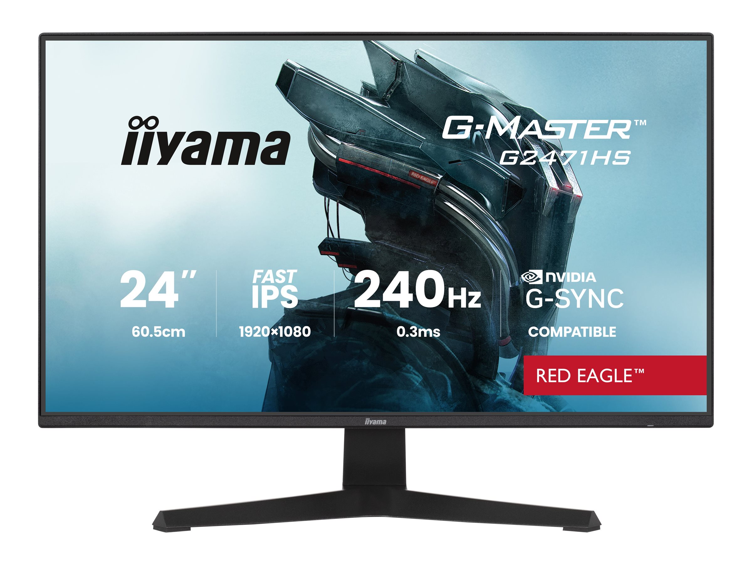 Iiyama G-MASTER Red Eagle G2471HS-B1 - LED-Monitor - Gaming - 61 cm (24")