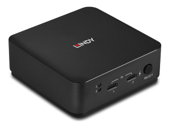 Lindy KVM-Switch - 4K60 - 2 x KVMAudioUSB