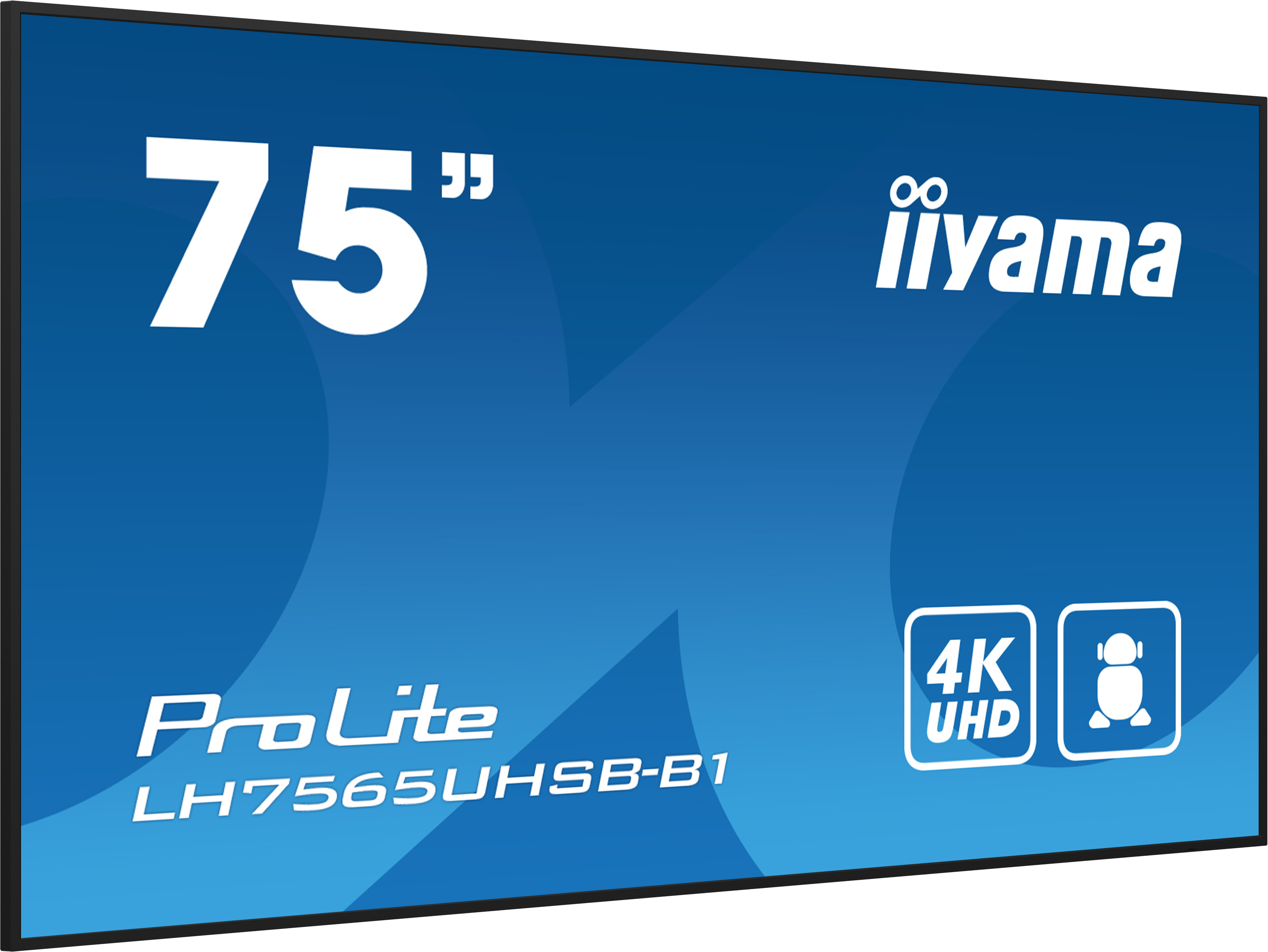 Iiyama ProLite LH7565UHSB-B1 - 190 cm (75) Diagonalklasse (189.2 cm (74.5), Ansicht 4